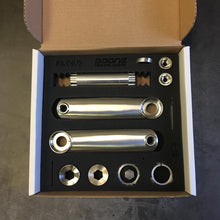 Load image into Gallery viewer, Radius Titanium Bike Cranks with Aluminum Spindle Option