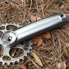 Load image into Gallery viewer, Radius Titanium Bike Cranks with Aluminum Spindle Option