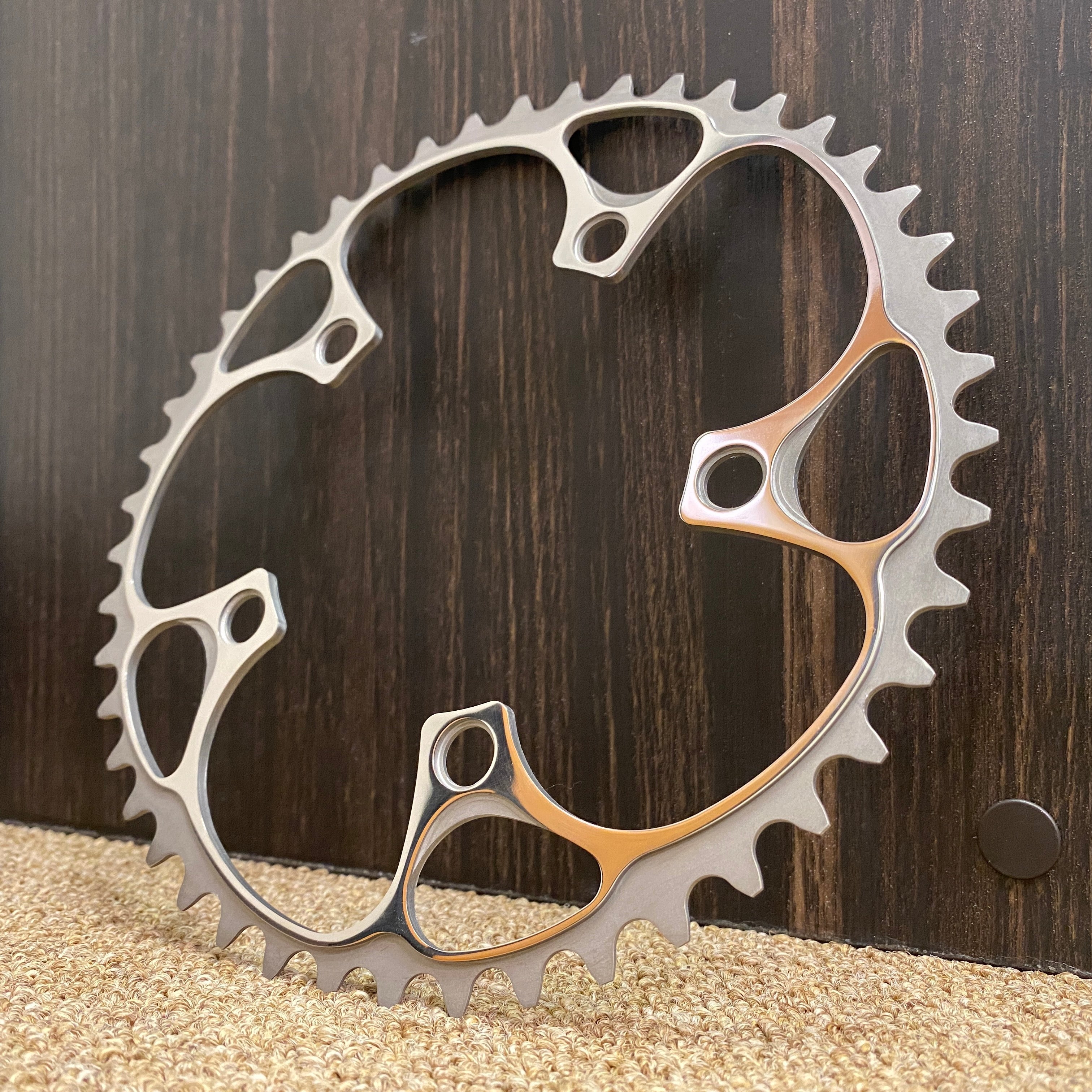 Boone Titanium 110/74mm 5 Bolt Chainring – Boone