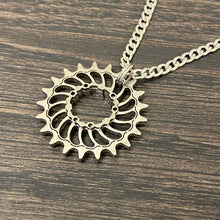 Load image into Gallery viewer, Boone Titanium SS Cog Pendant