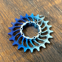 Load image into Gallery viewer, Boone Titanium SS Cog Pendant