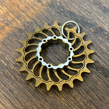 Load image into Gallery viewer, Boone Titanium SS Cog Pendant