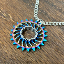Load image into Gallery viewer, Boone Titanium SS Cog Pendant