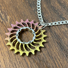 Load image into Gallery viewer, Boone Titanium SS Cog Pendant