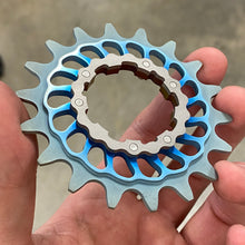 Load image into Gallery viewer, Custom Anodized Boone Titanium Single Speed Double Step Cog