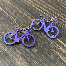 Load image into Gallery viewer, Titanium Road Bike Earrings
