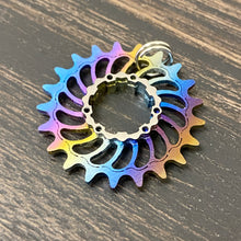 Load image into Gallery viewer, Boone Titanium SS Cog Pendant