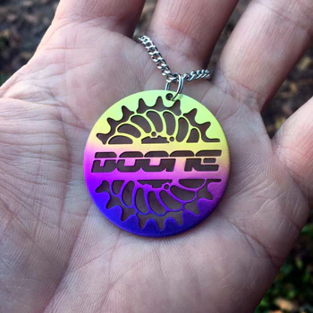 Boone  Logo and SS Cog Pendant