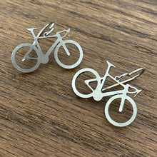 Load image into Gallery viewer, Titanium Road Bike Earrings
