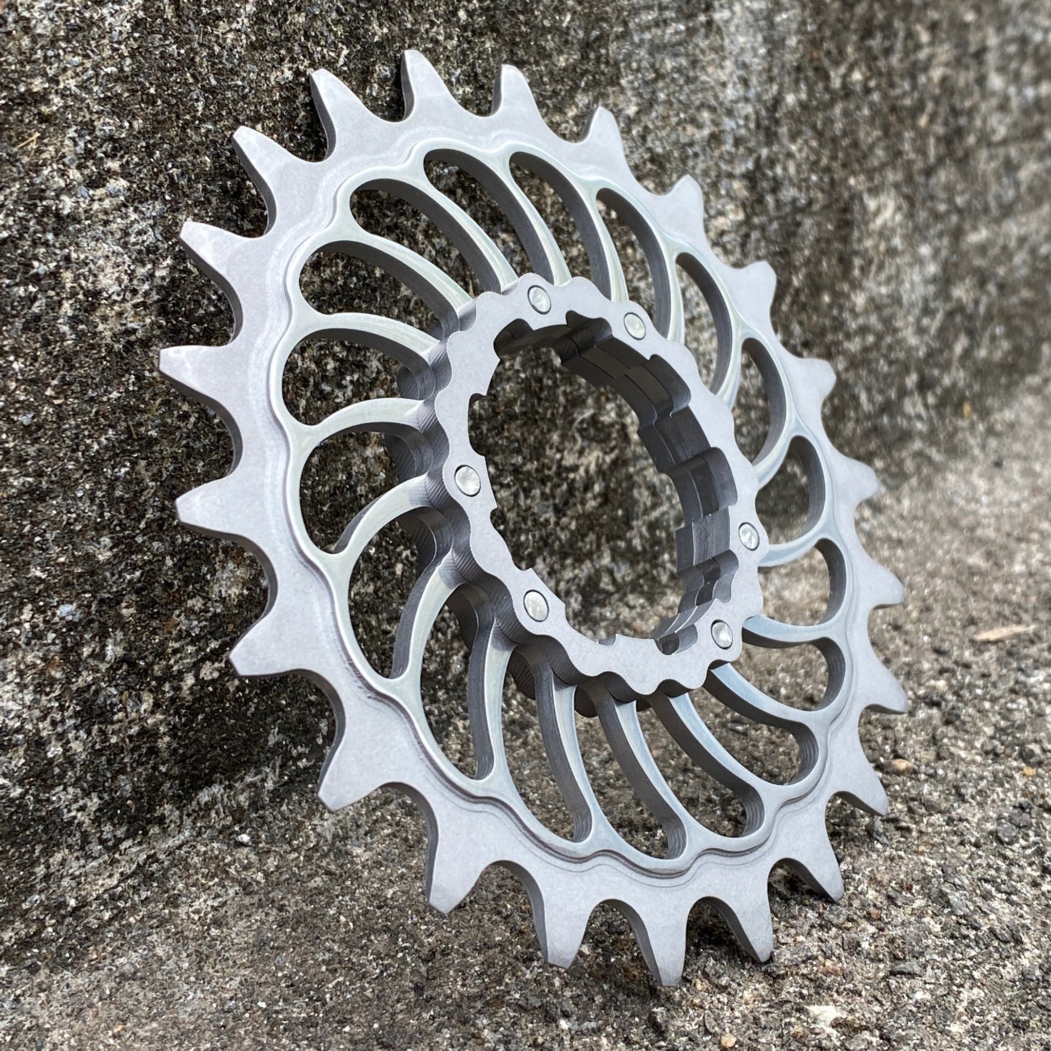 Boone Titanium Single Speed Double Step Cog