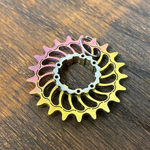 Load image into Gallery viewer, Boone Titanium SS Cog Pendant
